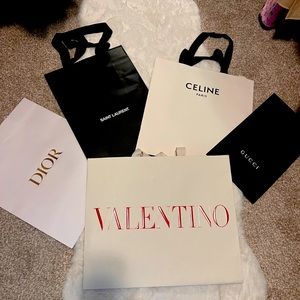 New Pristine Designer Shopping Bags!!